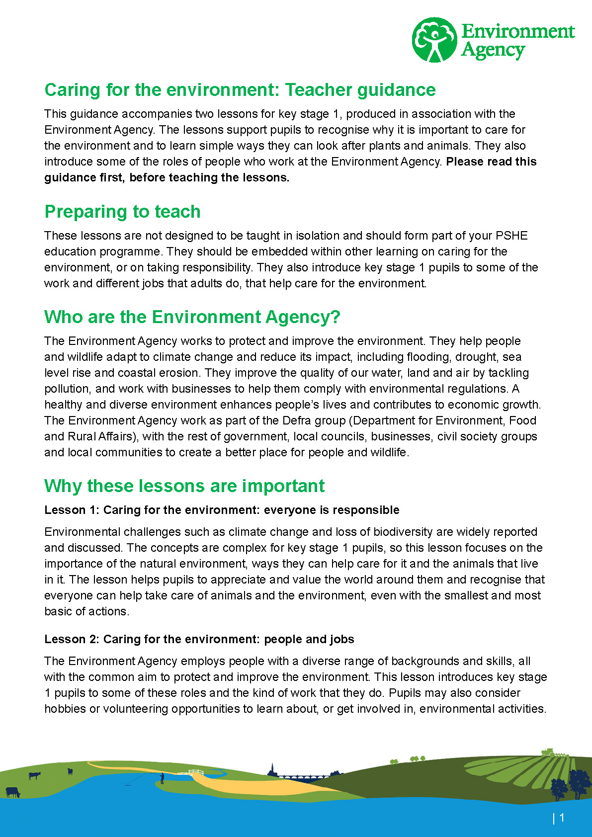 Caring For The Environment